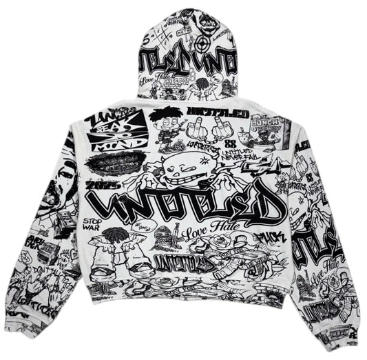 untitled no war zip up
