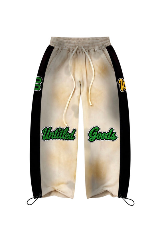 emerald script sweatpants
