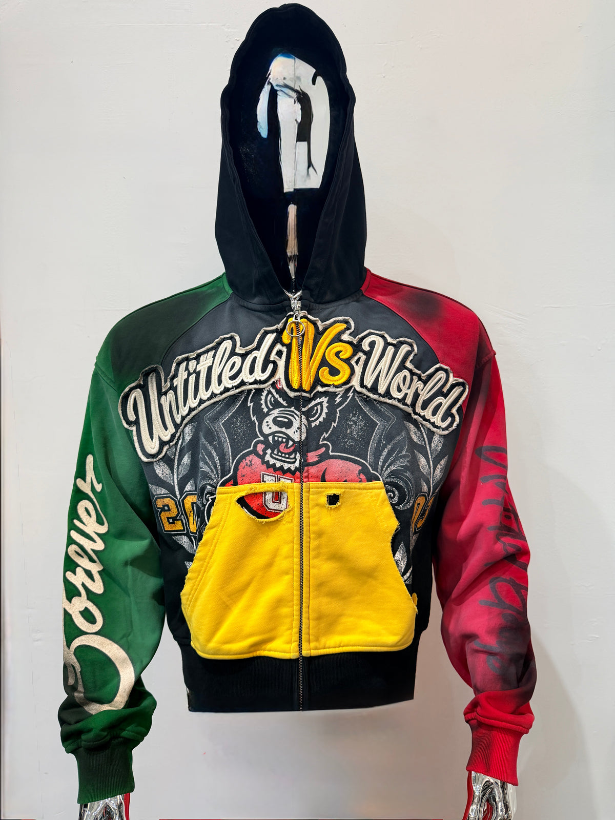wolf crest zip up